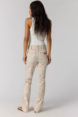 Wrangler Printed Global Bootcut Jeans