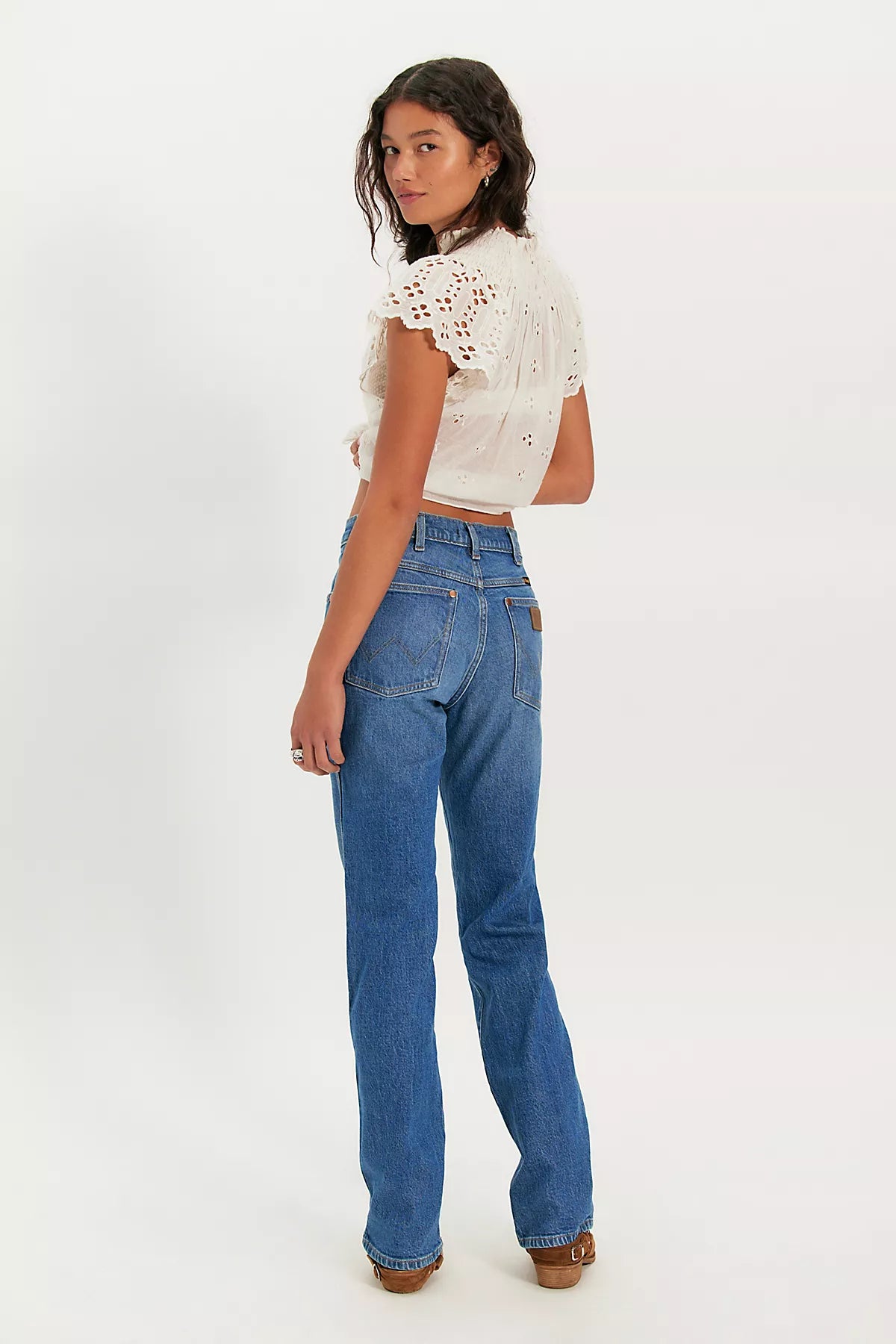 Wrangler Wrancher Mid-Rise Bootcut Jeans