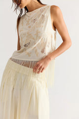 Carlie Fringe Top