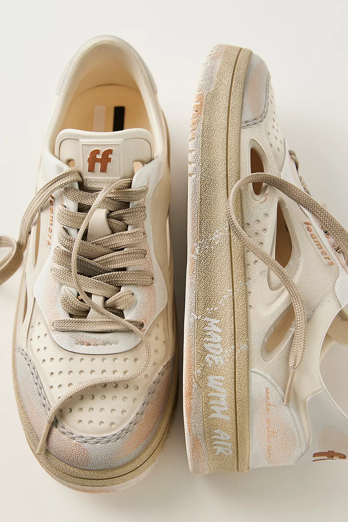 Foamers Icon Distressed Sneakers