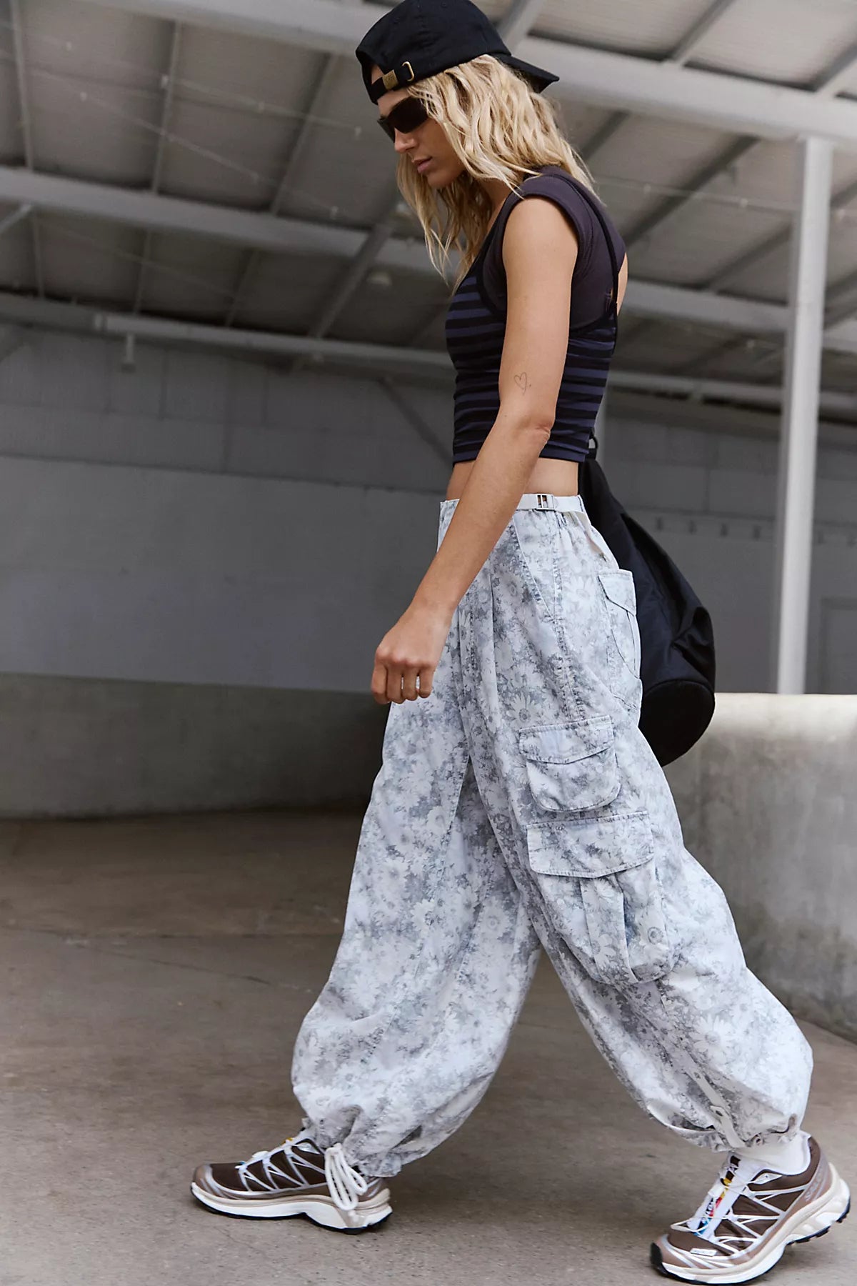 Charmer Printed Utility Pants