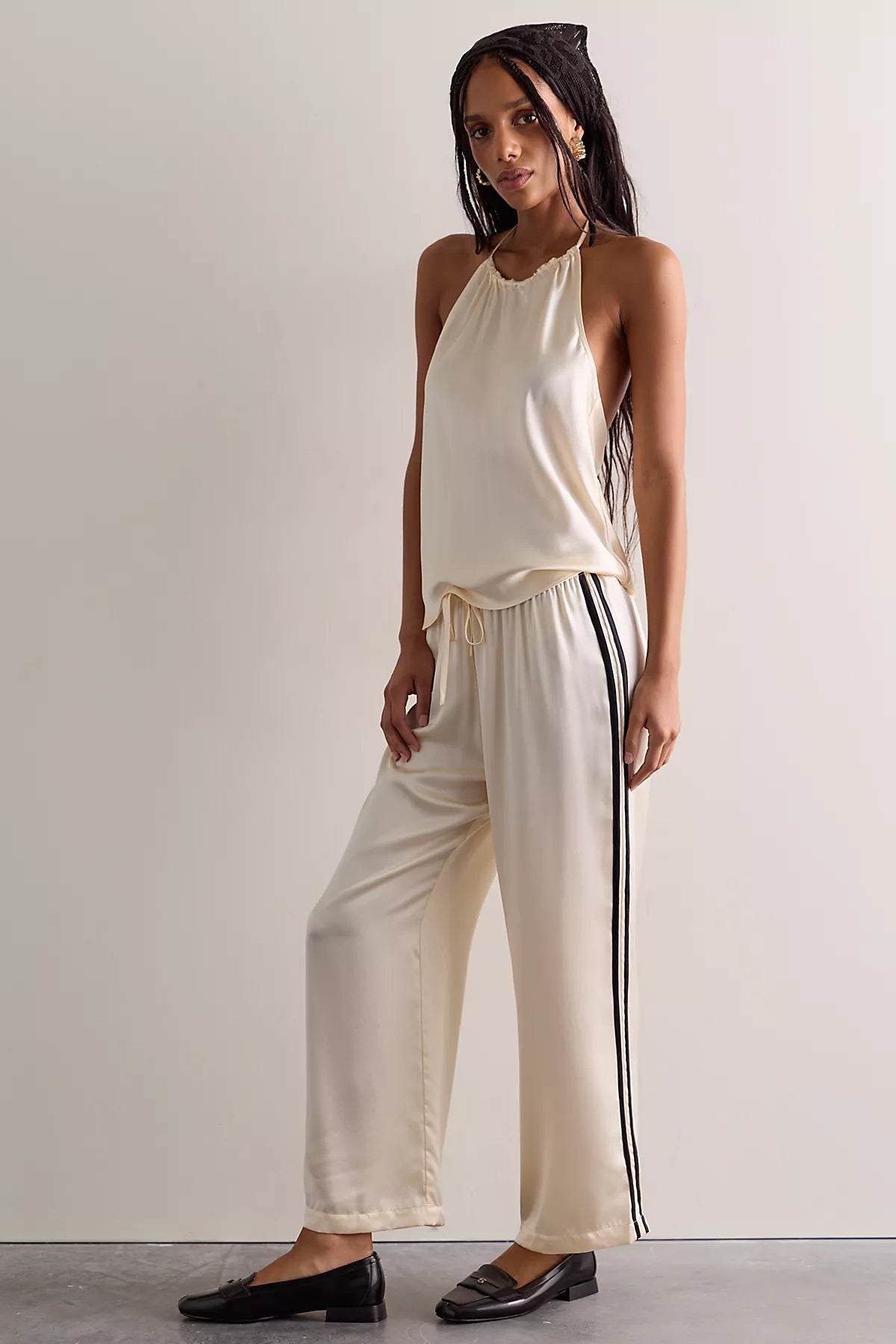 DONNI. The Silk Halter Top