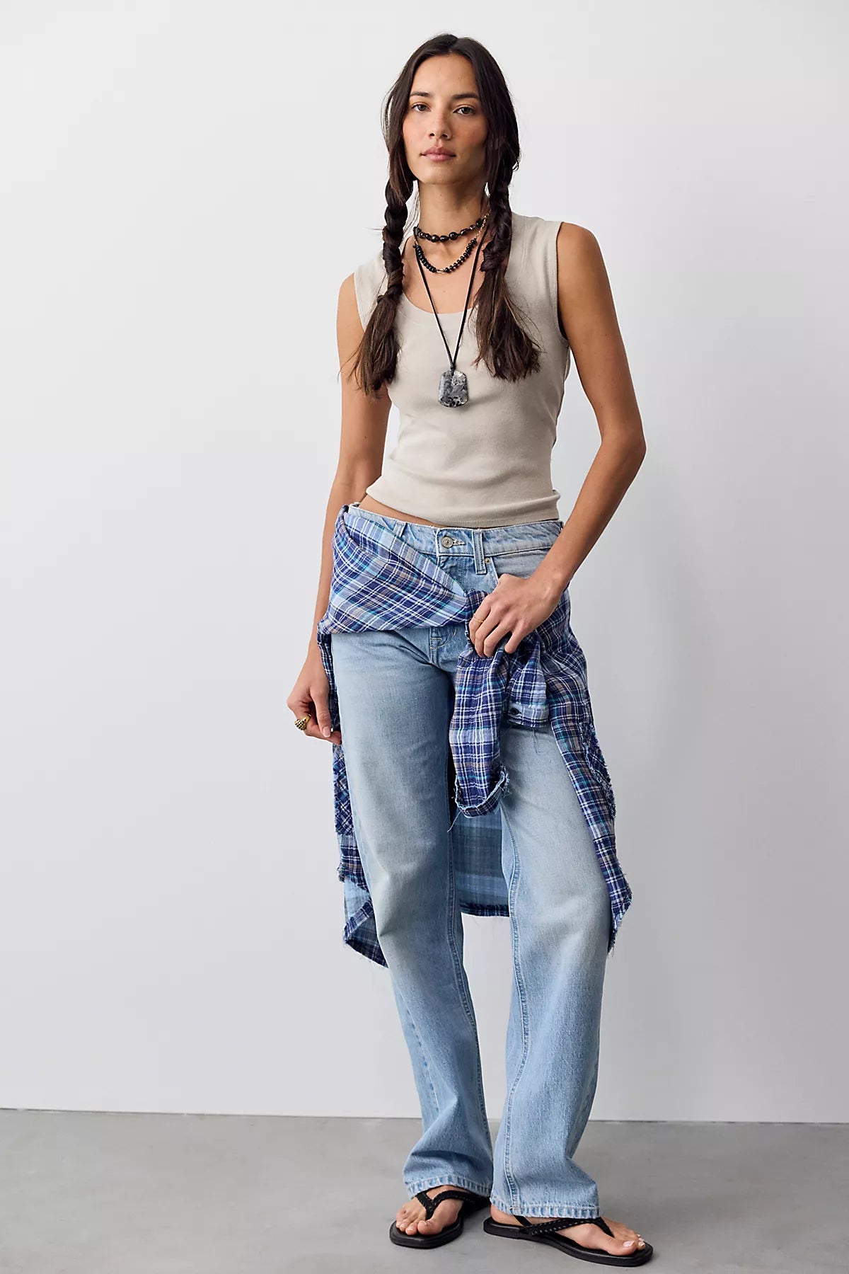 We The Free Luna Mid-Rise Straight Jeans