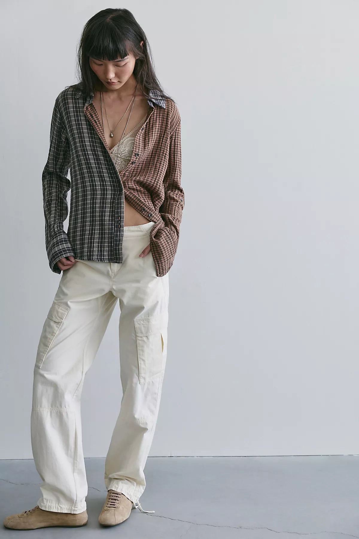 We The Free Benny Slim Plaid Button-Down