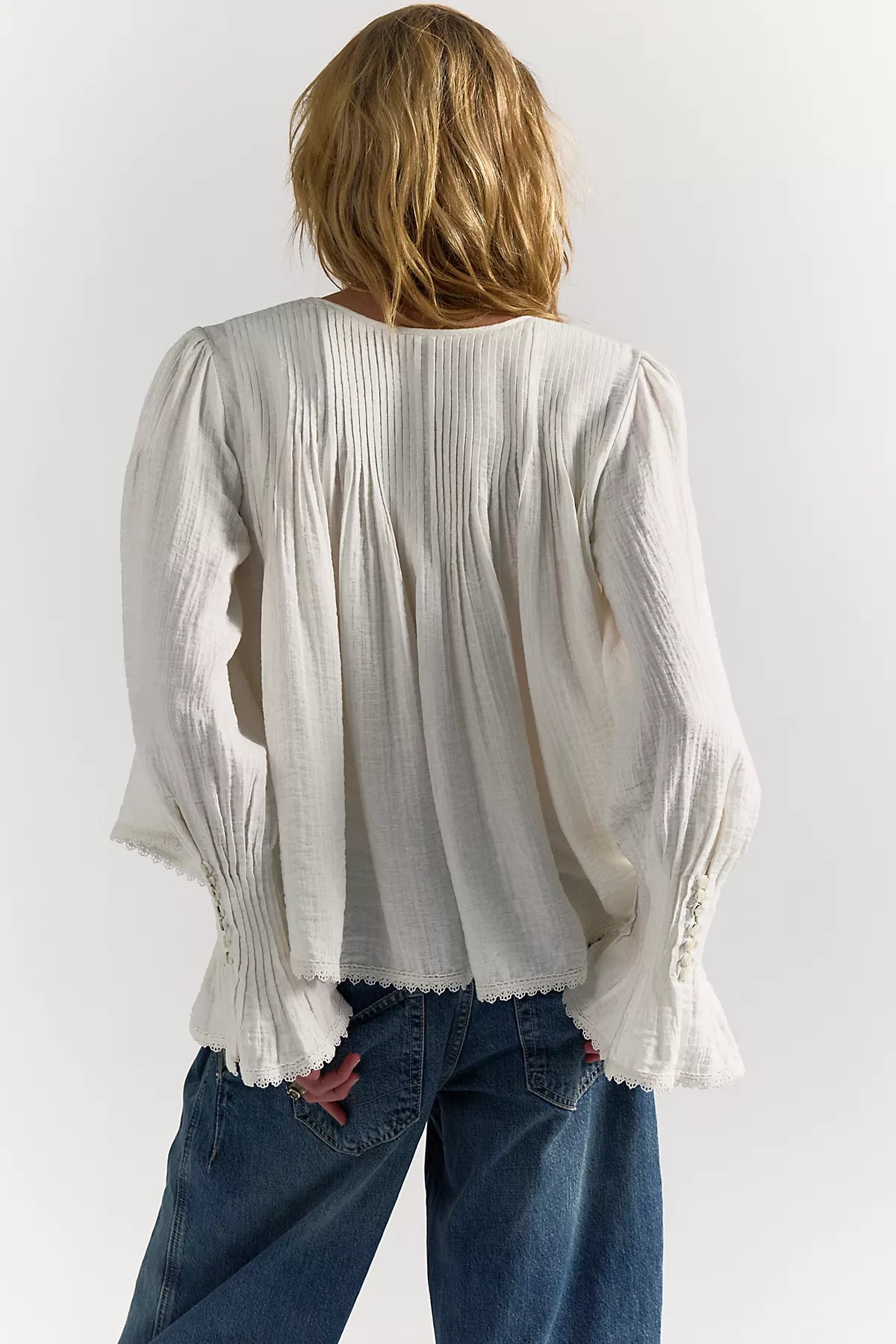 Thousand Pintucks Blouse