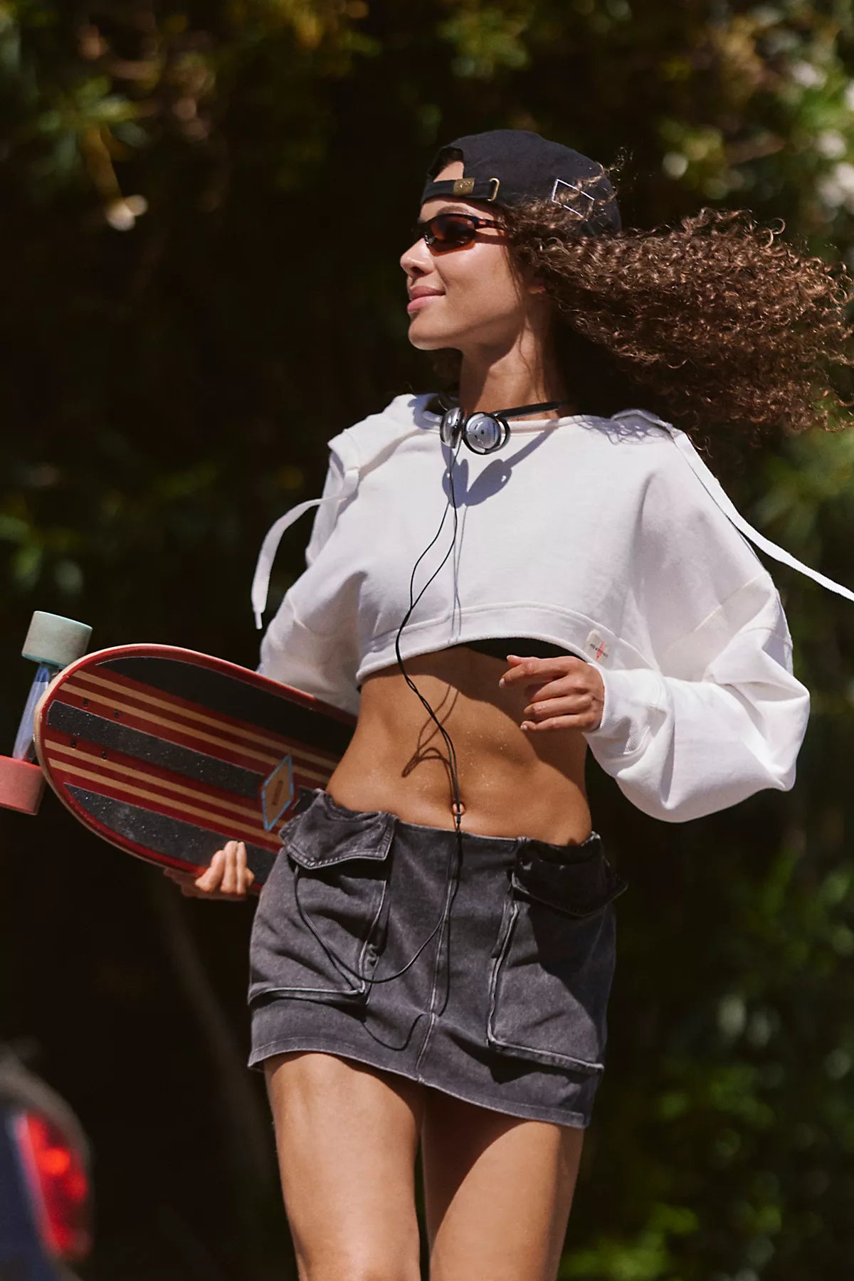 Coastline Cropped Hoodie