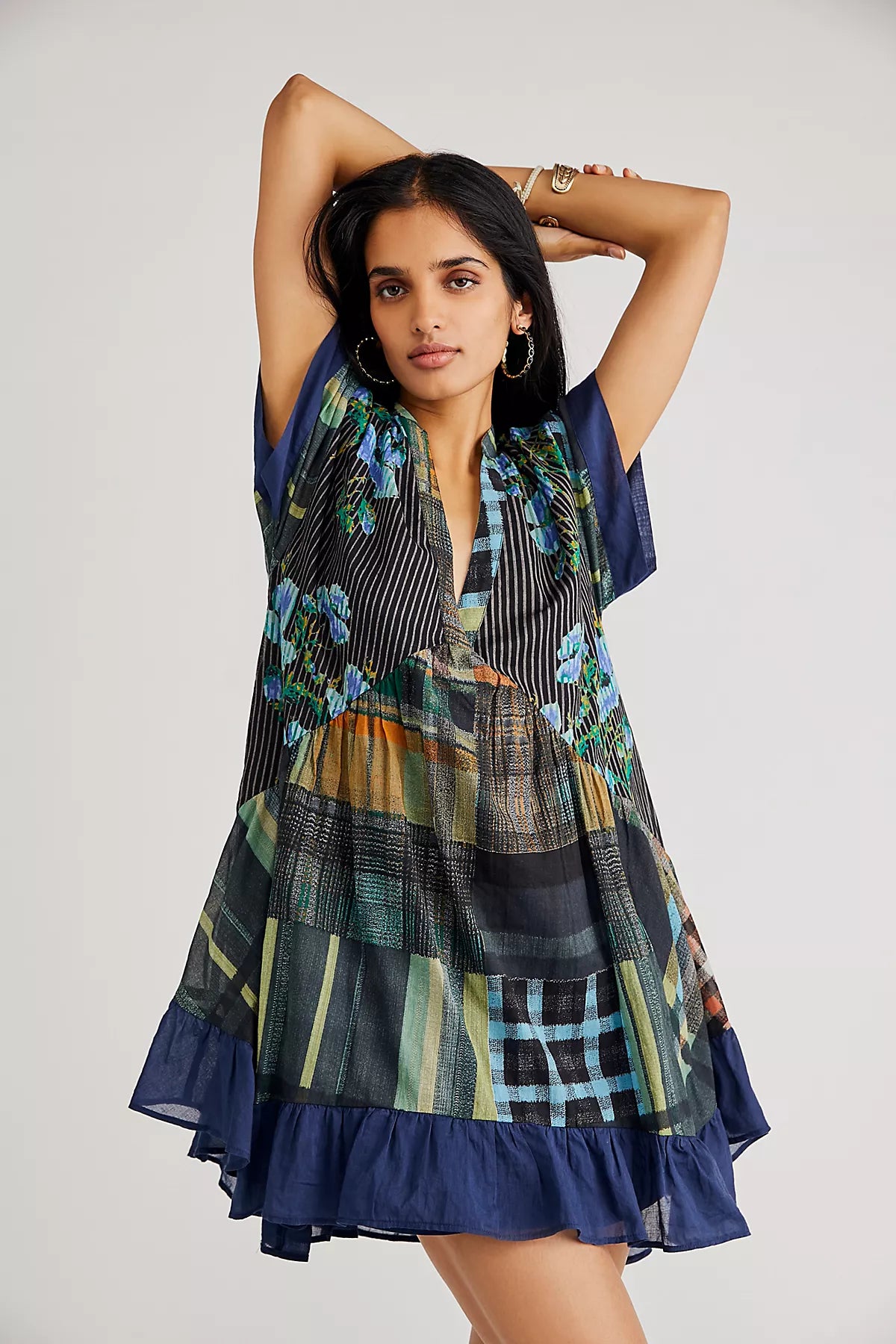 Agnes Printed Mini Dress