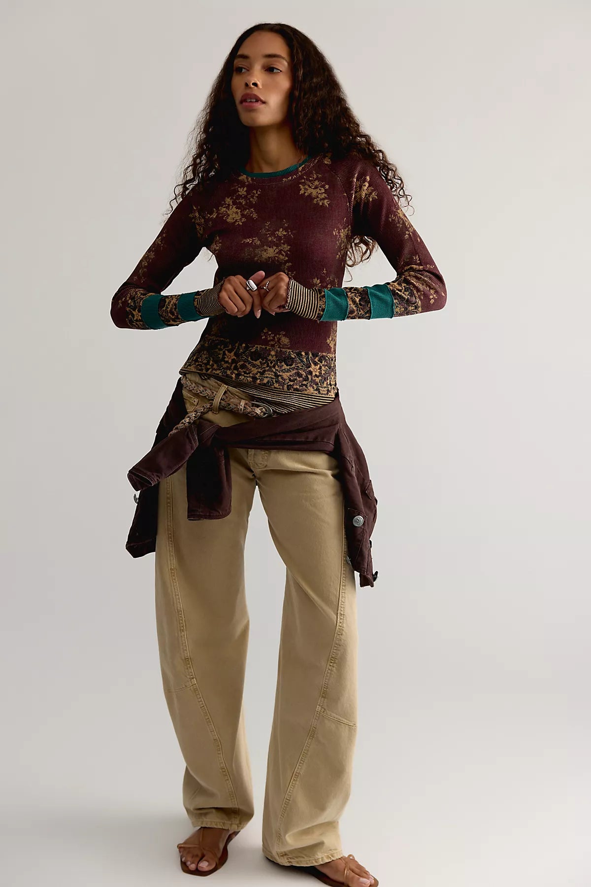 Easy Does It Printed Top