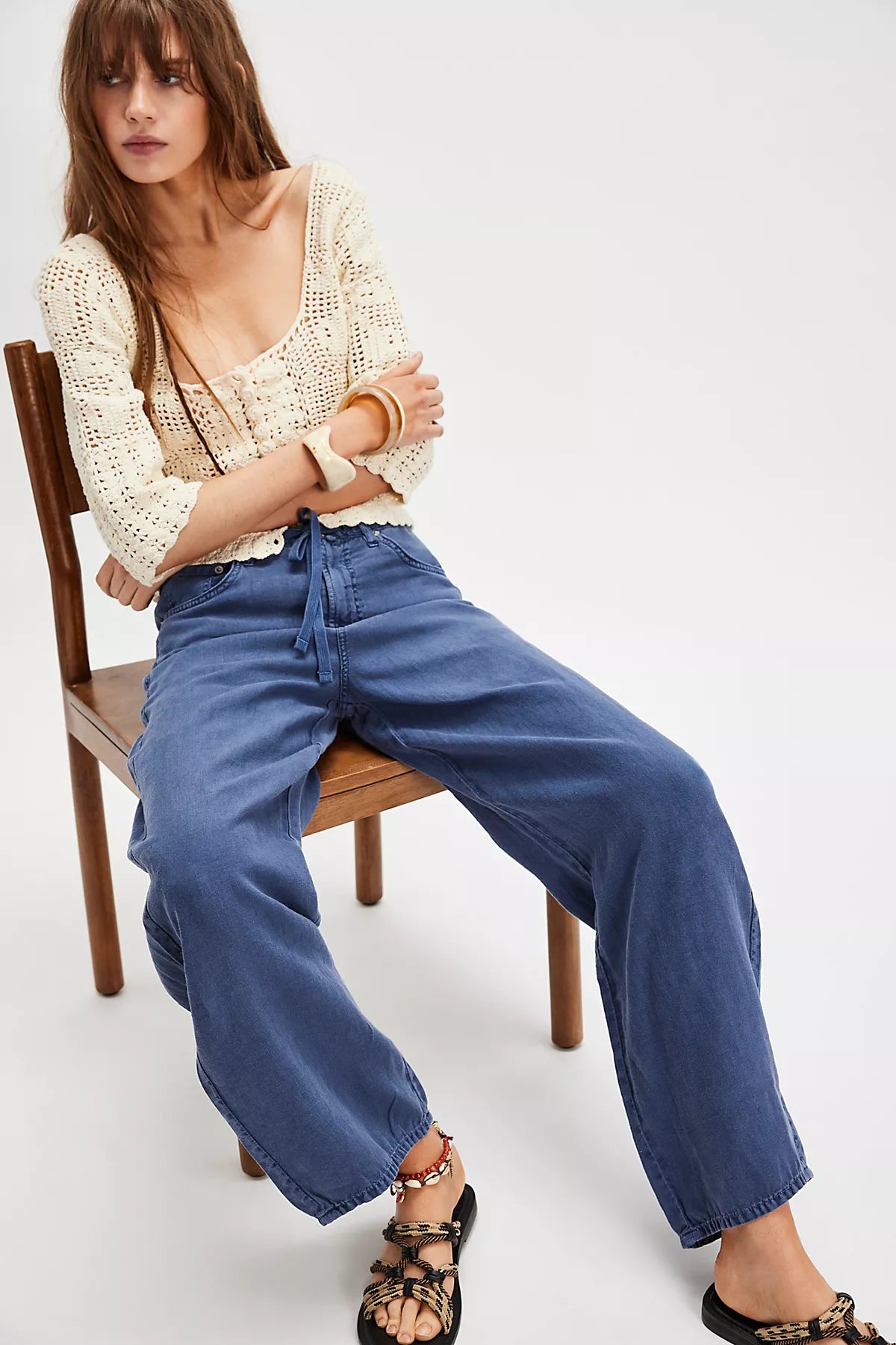 Citizens of Humanity Brynn Drawstring Linen Trousers