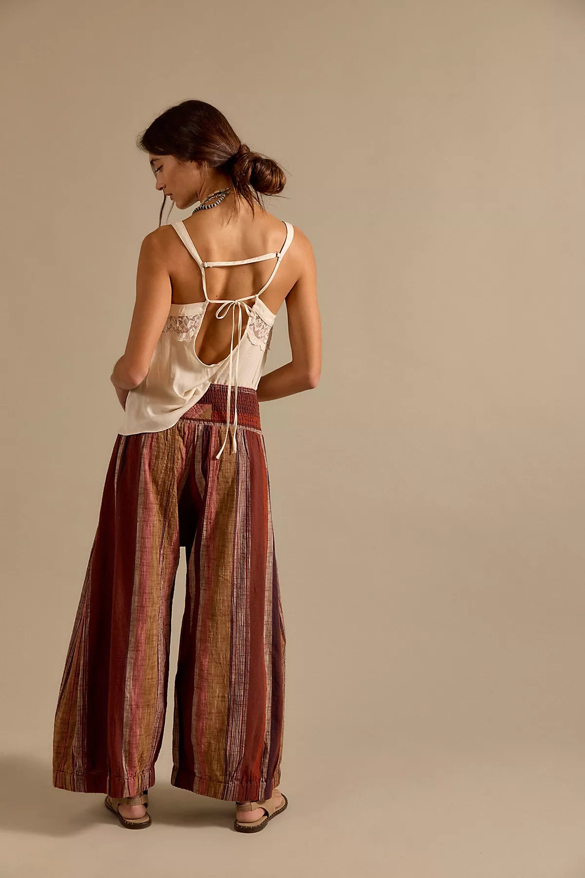 Can't Hide Wide-Leg Pull-On Harem Pants