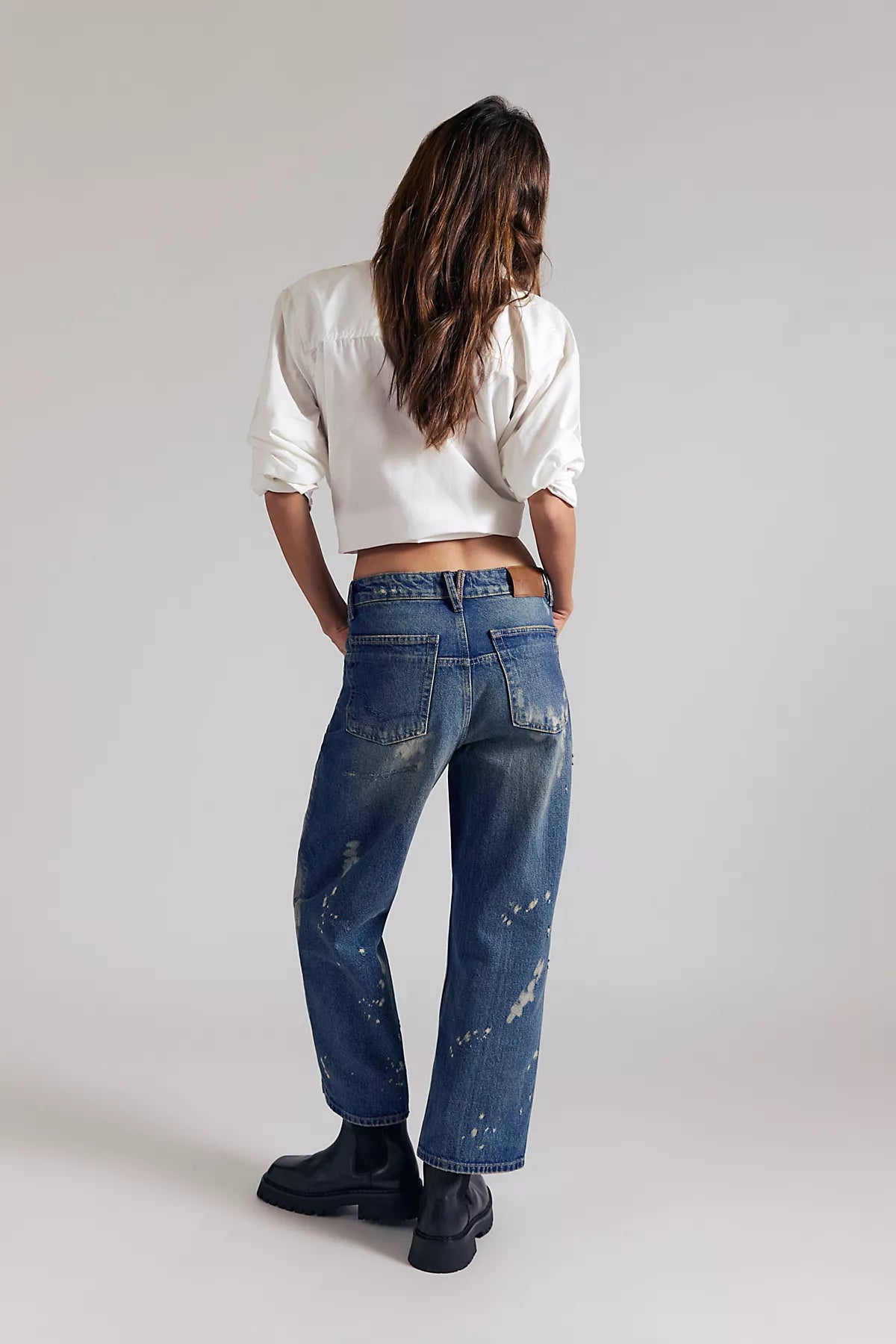 We The Free Deep Trance Dropped Boyfriend Jeans