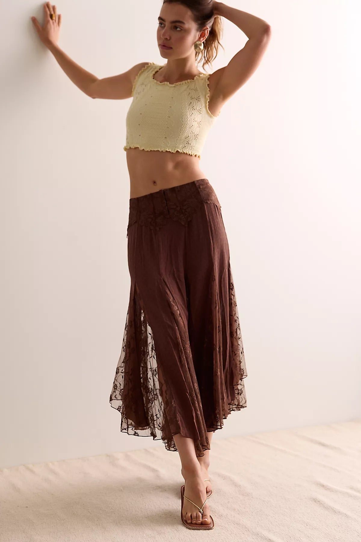Nice To Meet You Maxi Slip Skirt