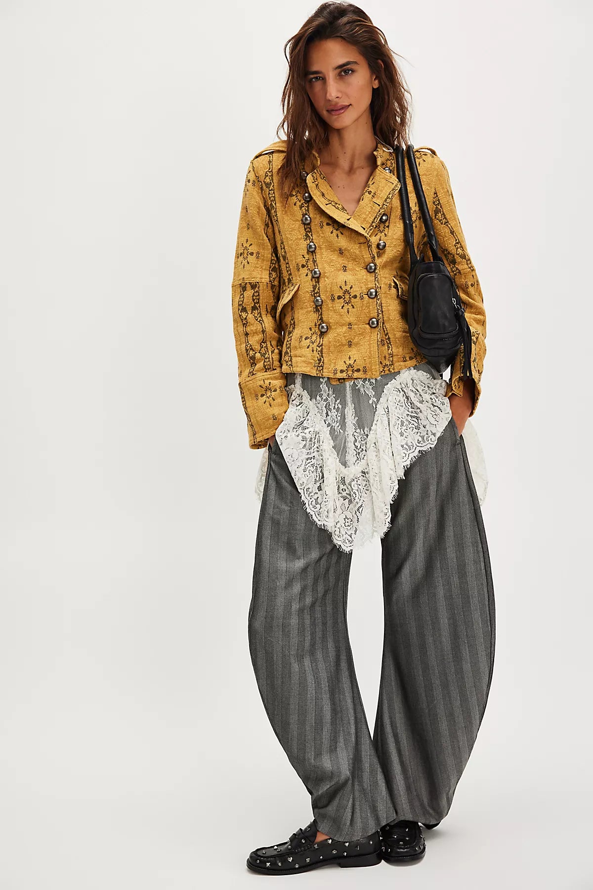 Lotty Jacquard Band Jacket
