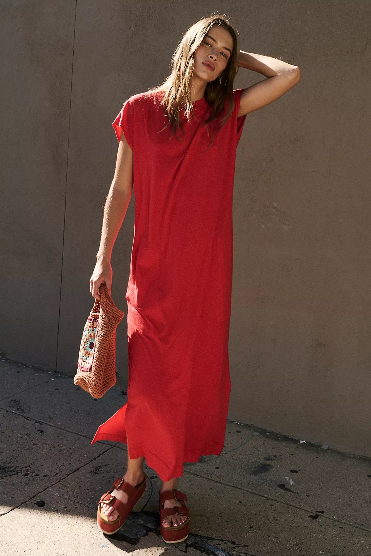 All Day Long Midi T-Shirt Dress