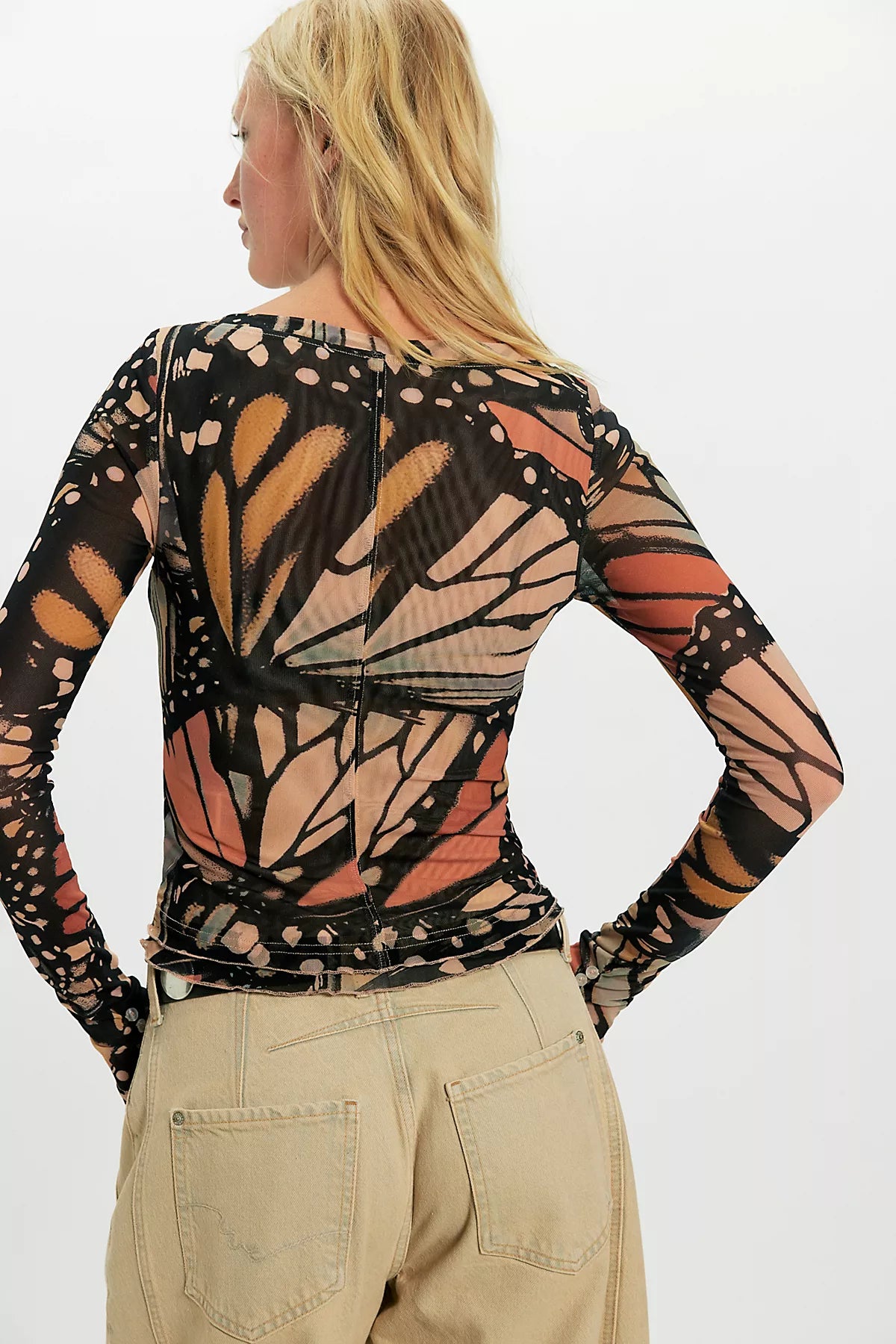 Lilly Printed Long Sleeve Top