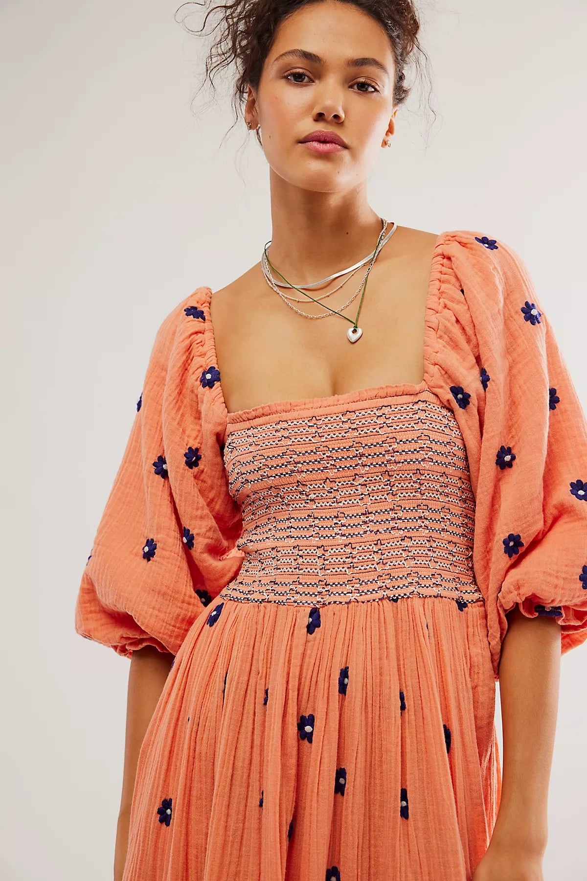 Dahlia Embroidered Maxi Dress