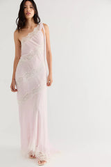 For Love & Lemons Marcella One-Shoulder Maxi Dress