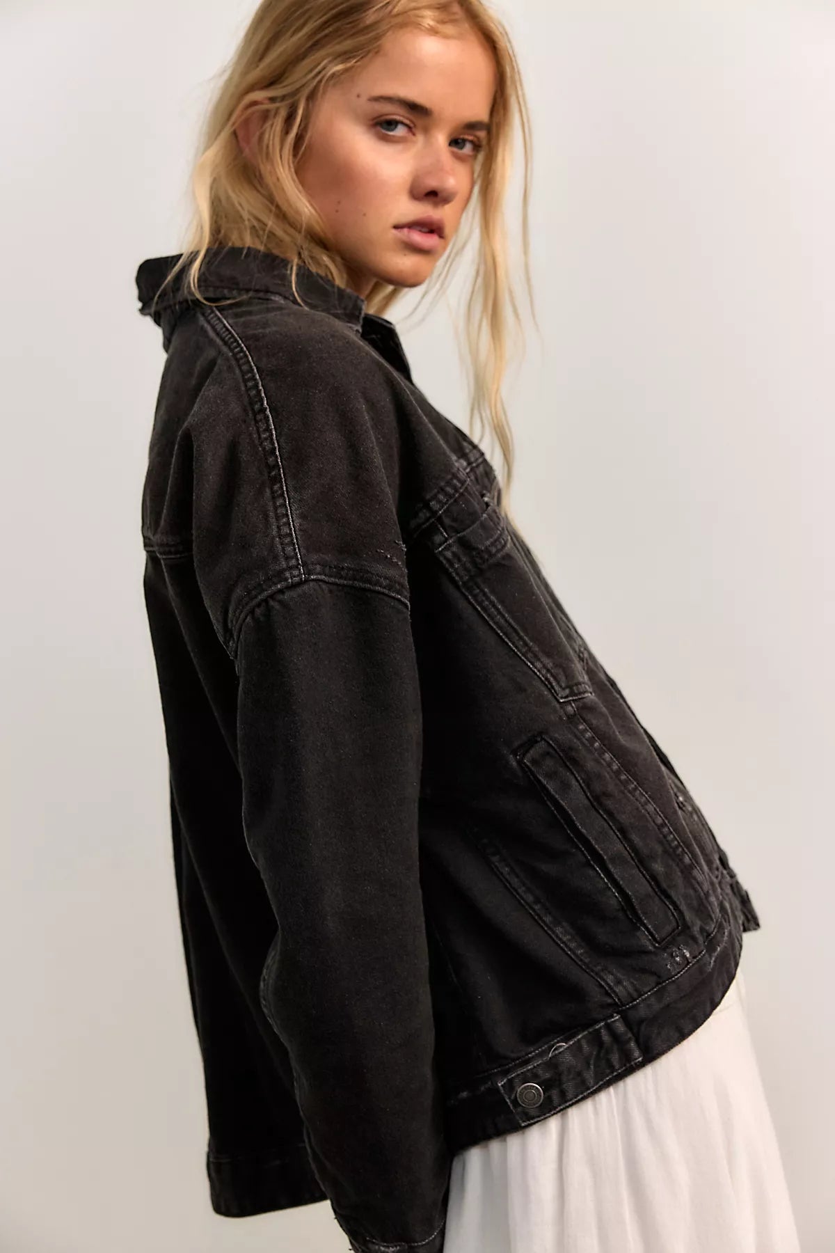 We The Free Opal Swing Denim Jacket