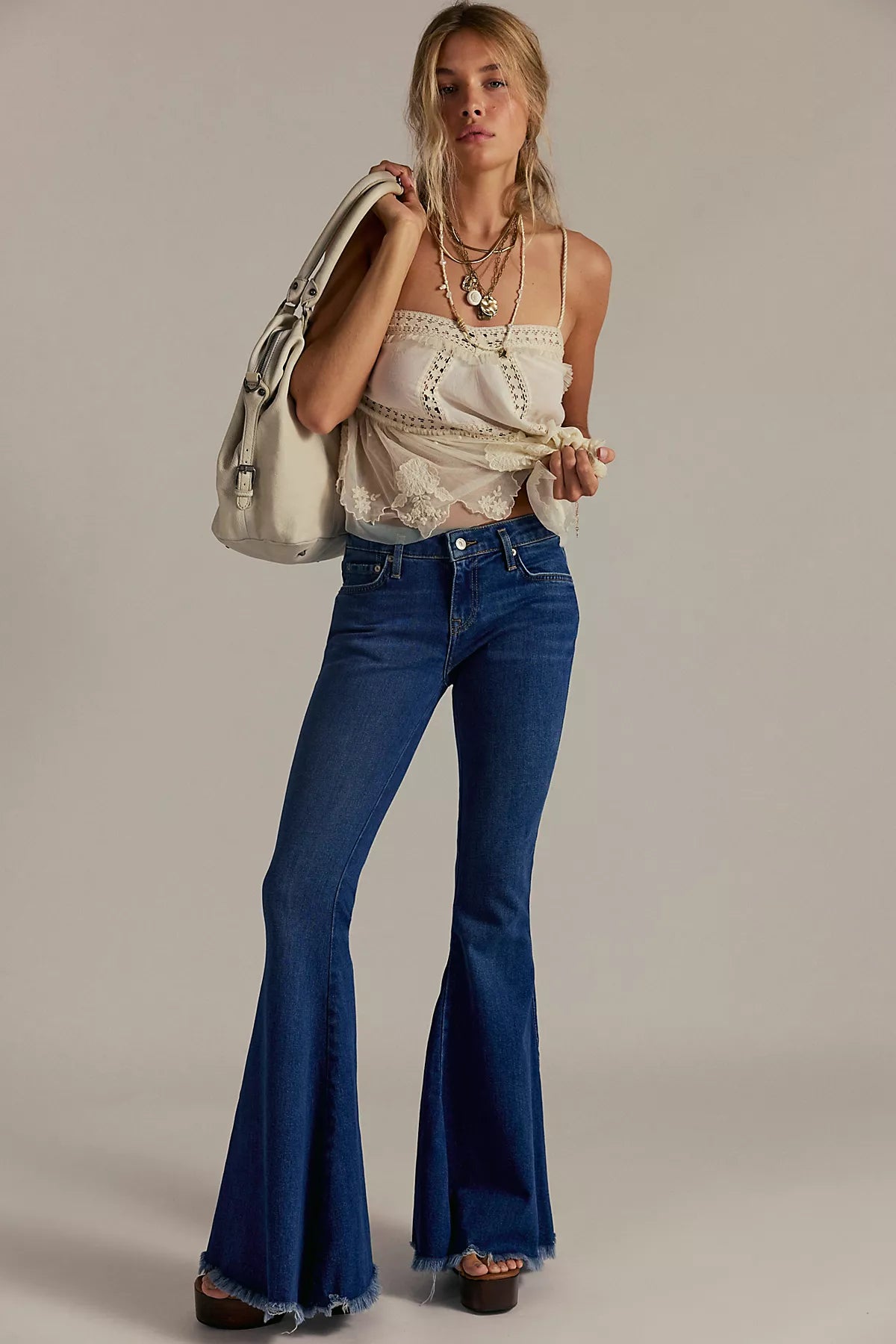 We The Free Emre Low-Rise Flare Jeans