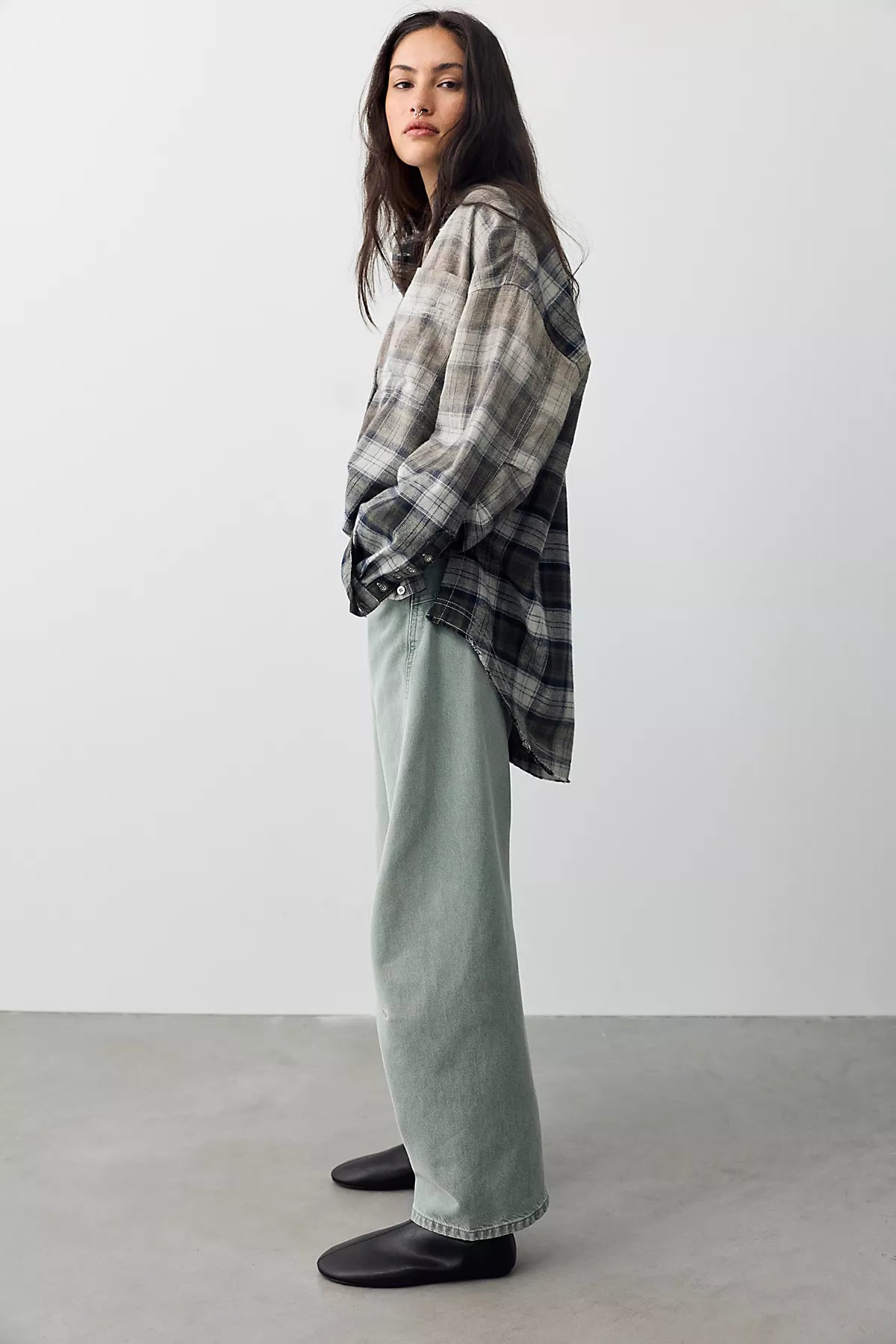We The Free Fable Low-Rise Twisted Bowed Jeans