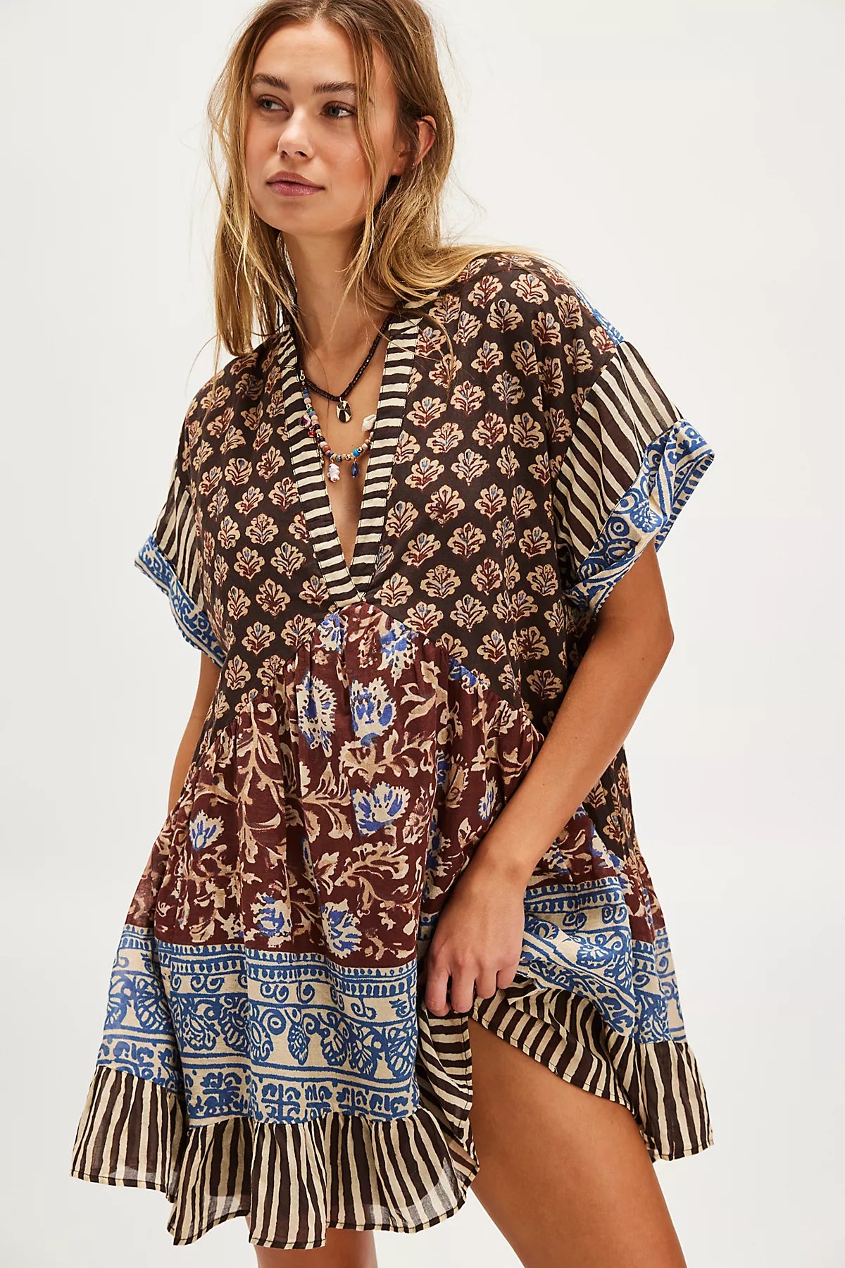 Agnes Printed Mini Dress