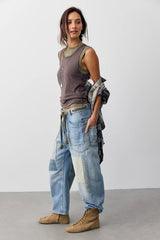 We The Free Moxie Pull-On Barrel Jeans