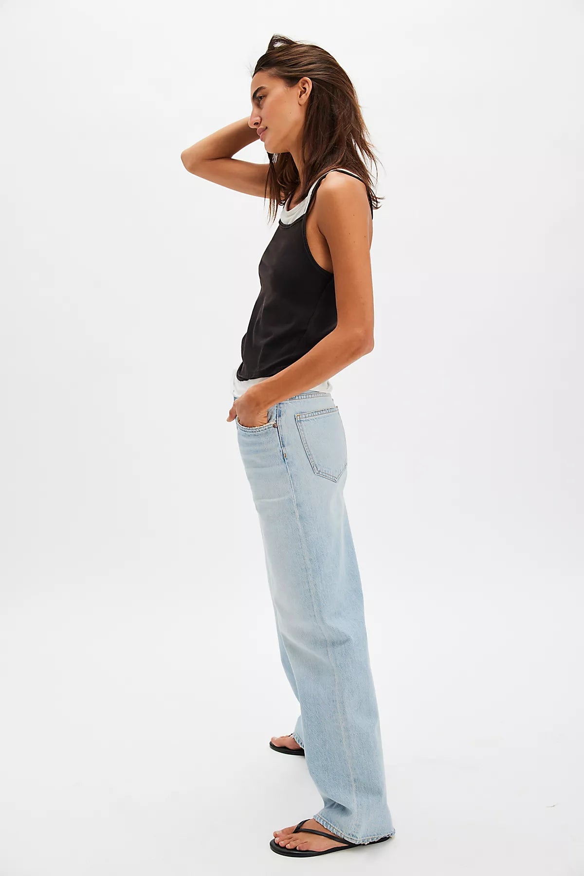 AGOLDE Low-Rise Baggy Jeans