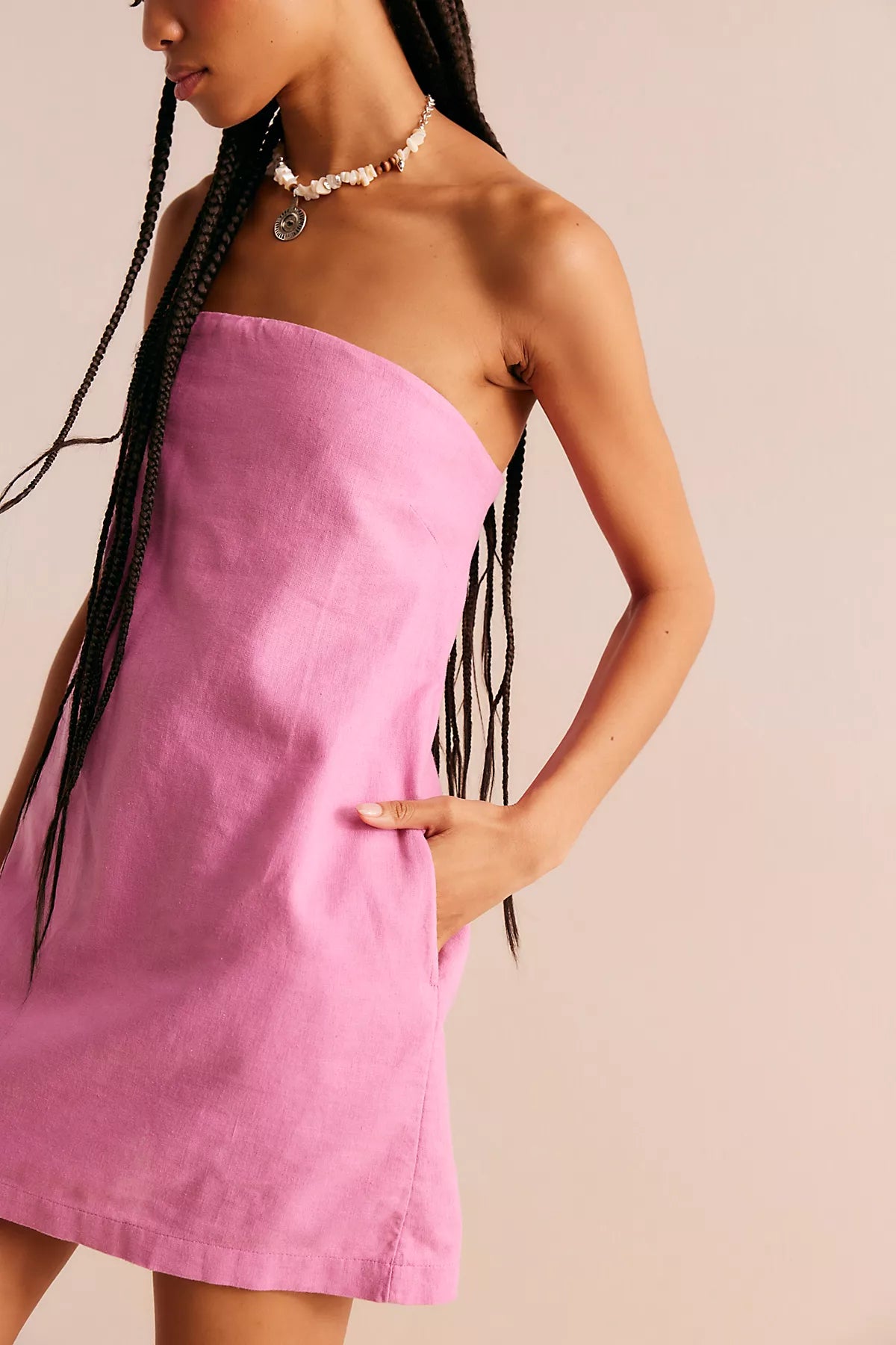 Essentially The Best Cotton-Linen Mini Dress