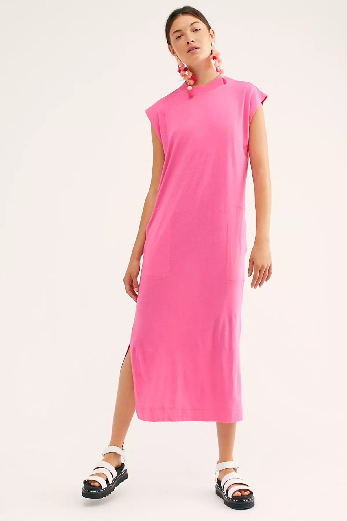 All Day Long Midi T-Shirt Dress
