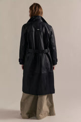 Deadwood Terra Leather Trench Coat