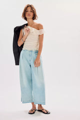 AMO Donna Cropped Denim Trouser
