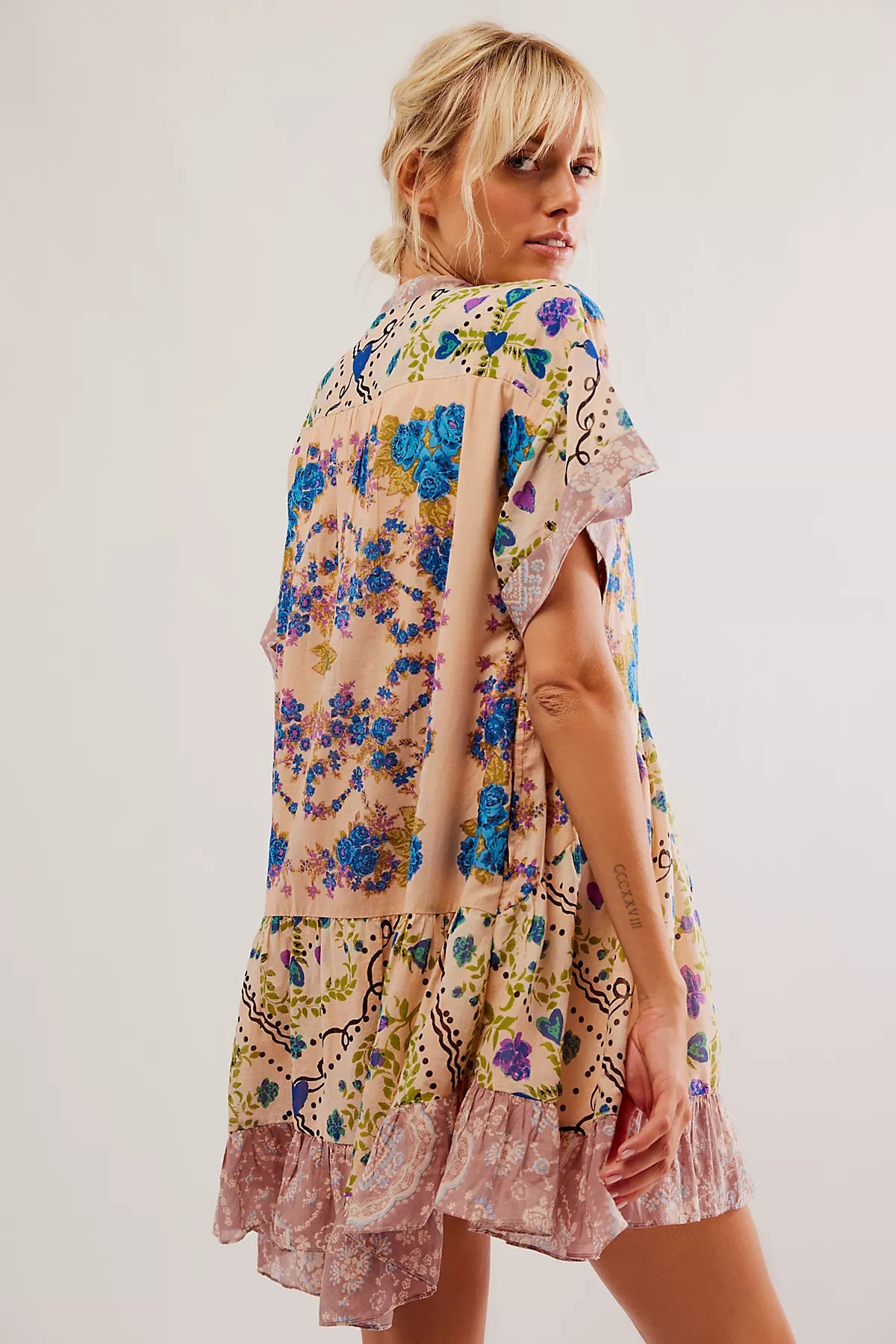 Agnes Printed Mini Dress