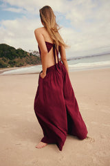 Sandshell Linen Priya Sarong Pants