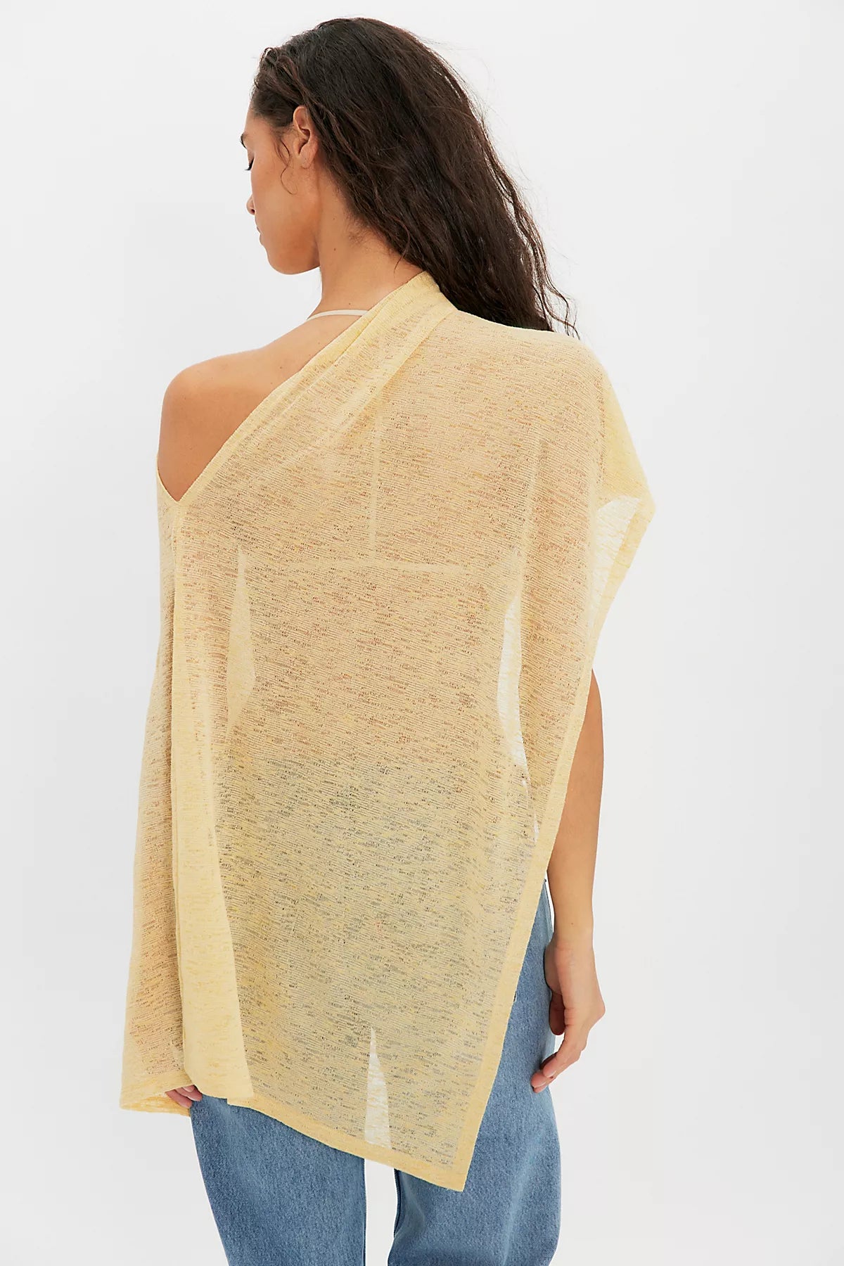 Maggie Everyday Asymmetrical Knit Poncho