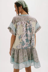 Agnes Printed Mini Dress