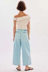AMO Donna Cropped Denim Trouser