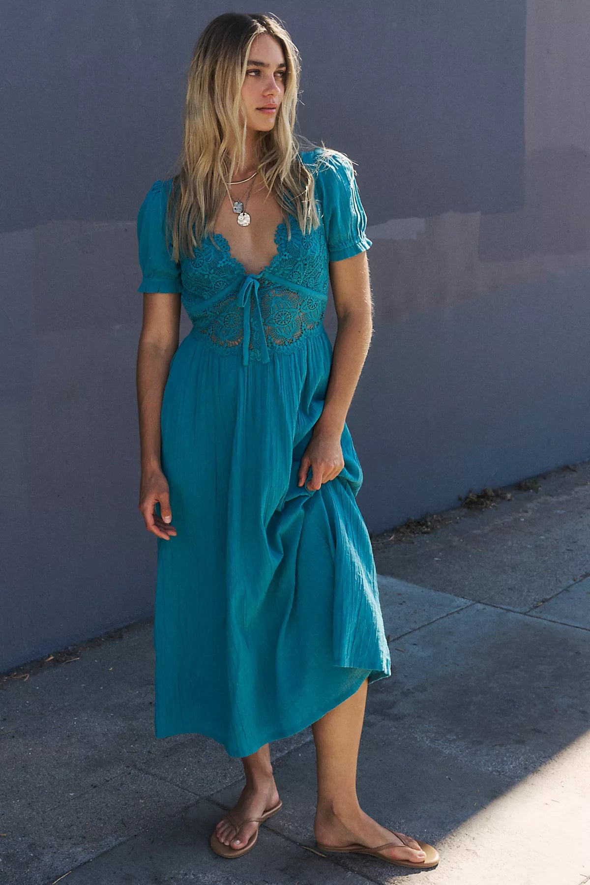 All You Need Is Lace Midi Dress
