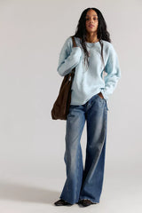 We The Free Ella Roll-Neck Cotton Knit Sweater