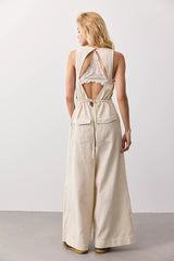 Do No Wrong Linen Jumpsuit
