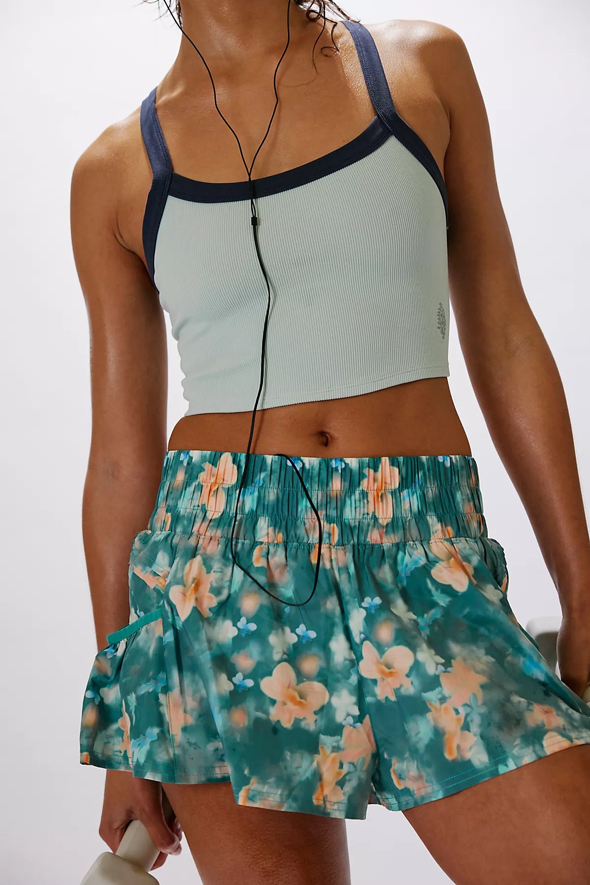Get Your Flirt On Printed Shorts