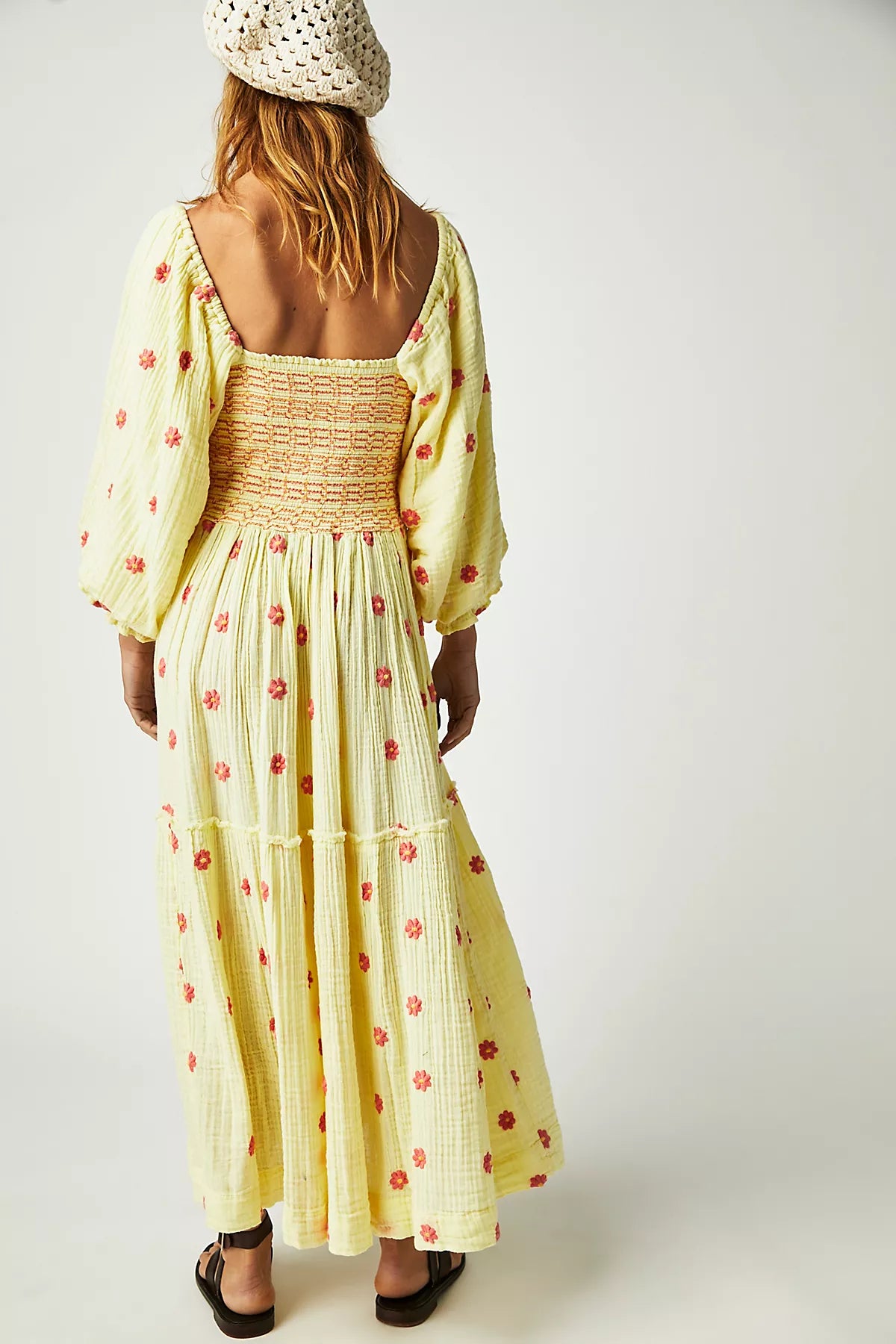 Dahlia Embroidered Maxi Dress