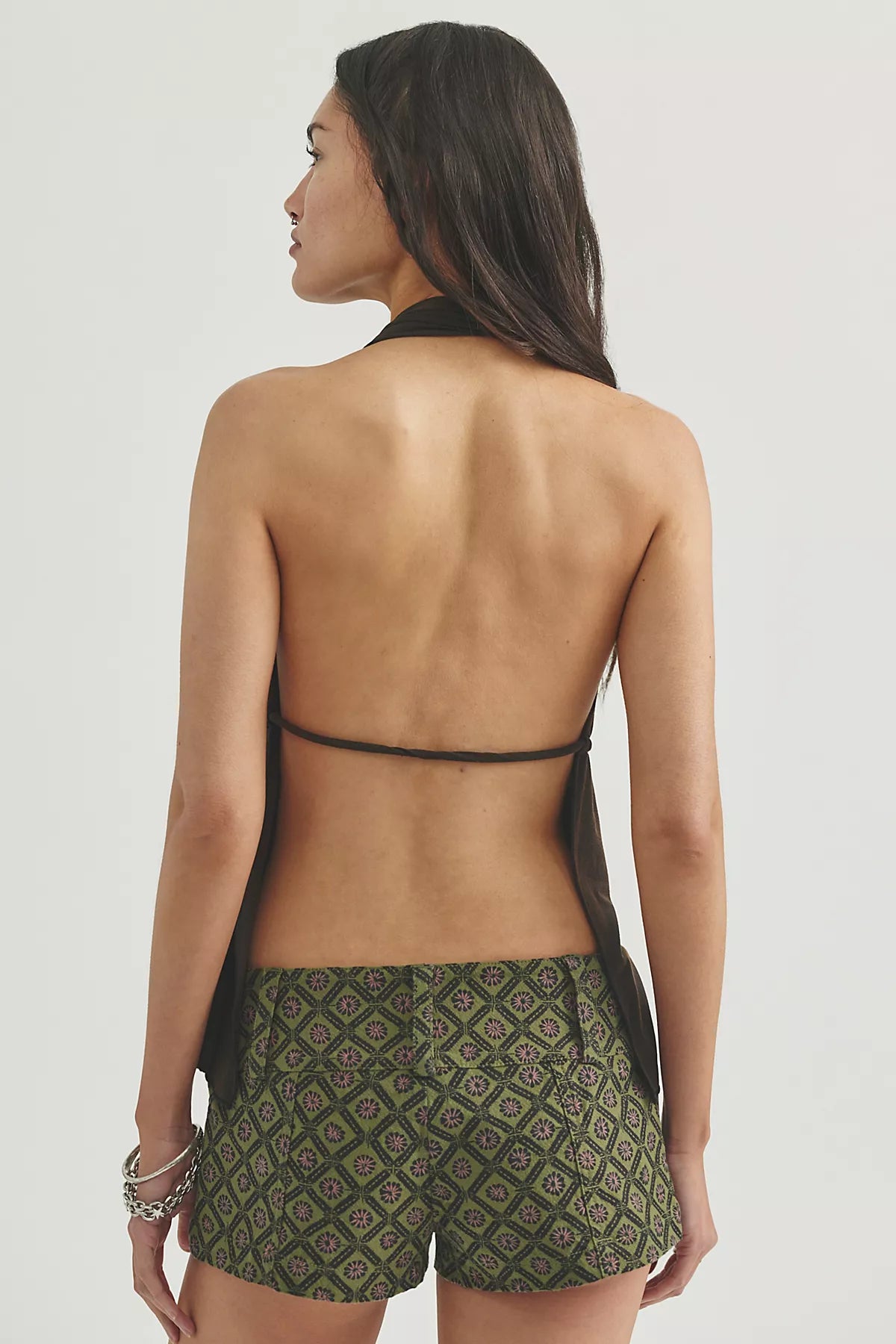 Ana Printed Micro Shorts