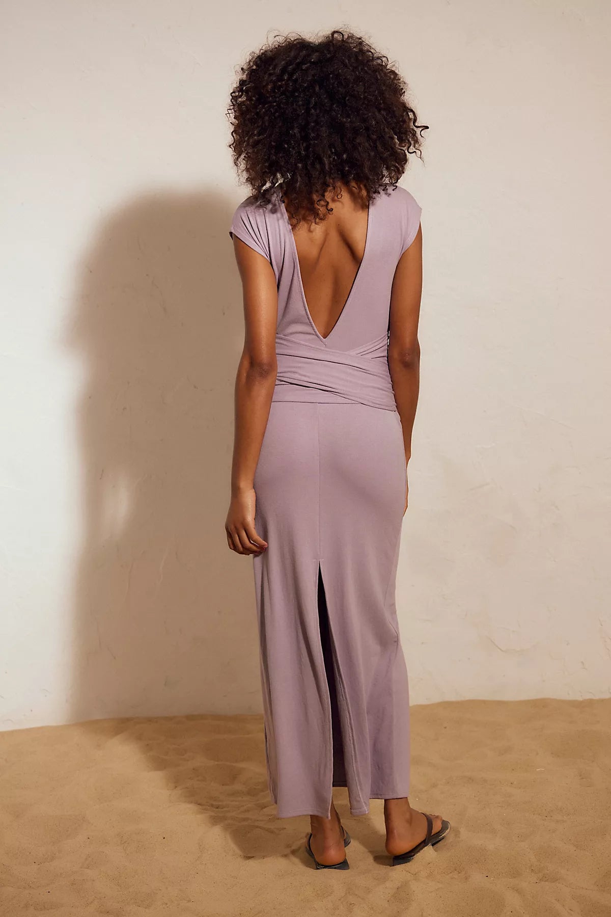 Good Feels Cap-Sleeve Maxi Dress