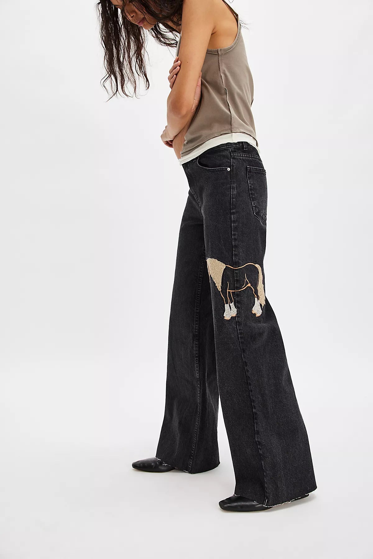 FP x Understated Leather Horsey Jeans