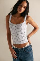 Full Bloom Cotton Eyelet Cami