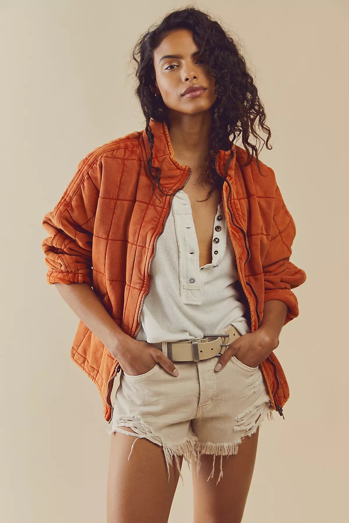 Dolman Quilted Knit Jacket