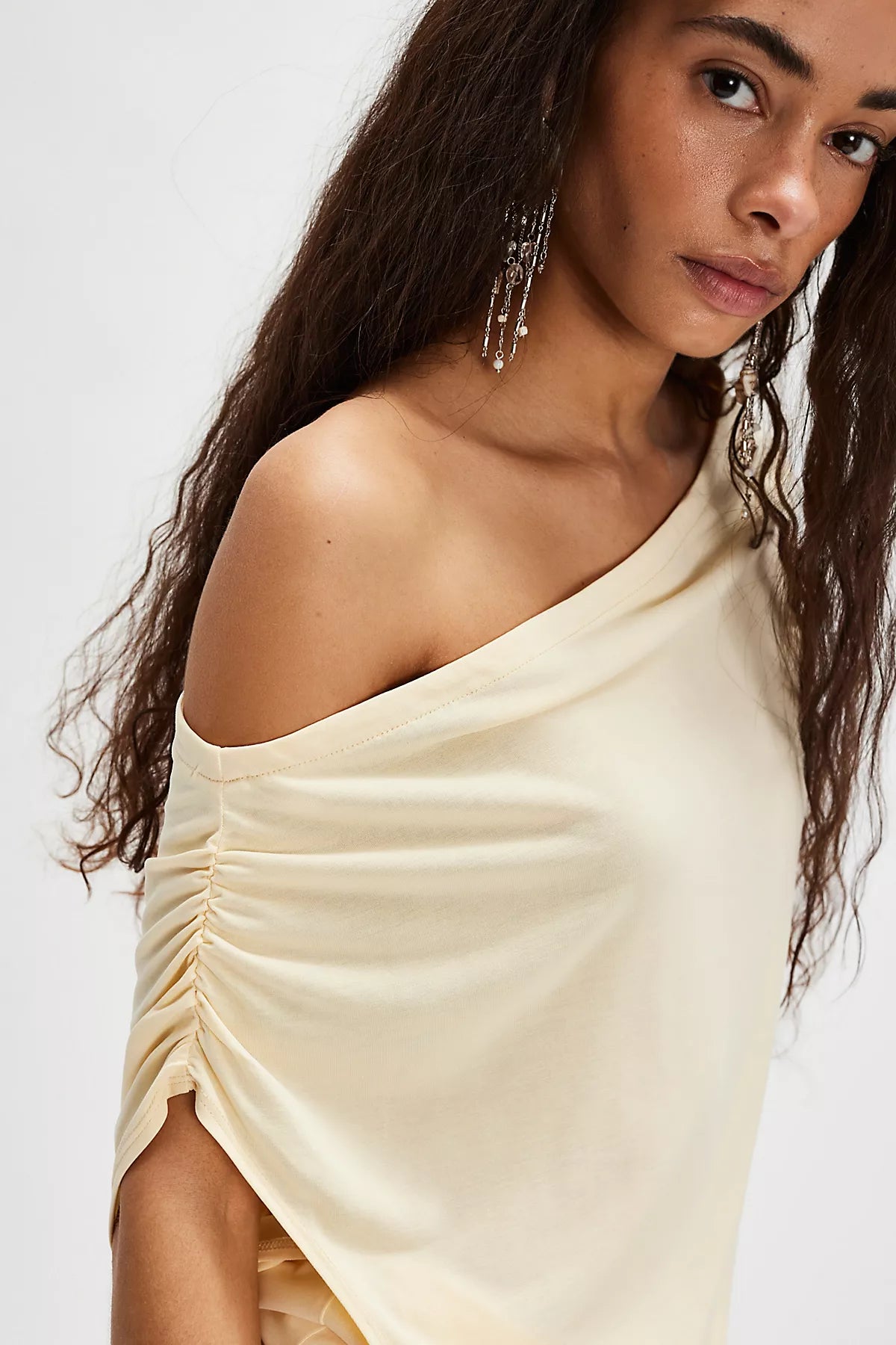 Blake Off-The-Shoulder Draped Top