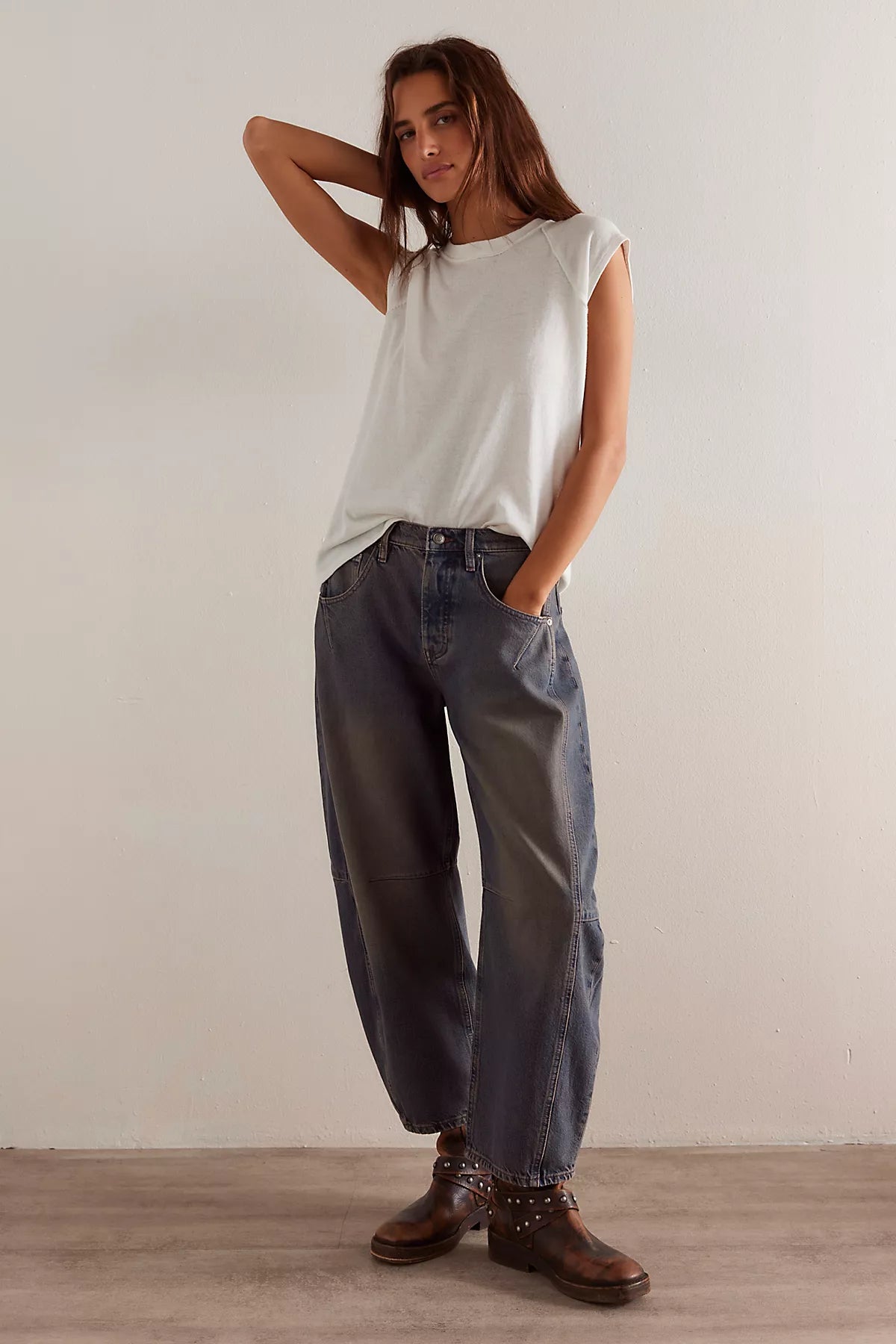 We The Free CRVY Venus Barrel Jeans