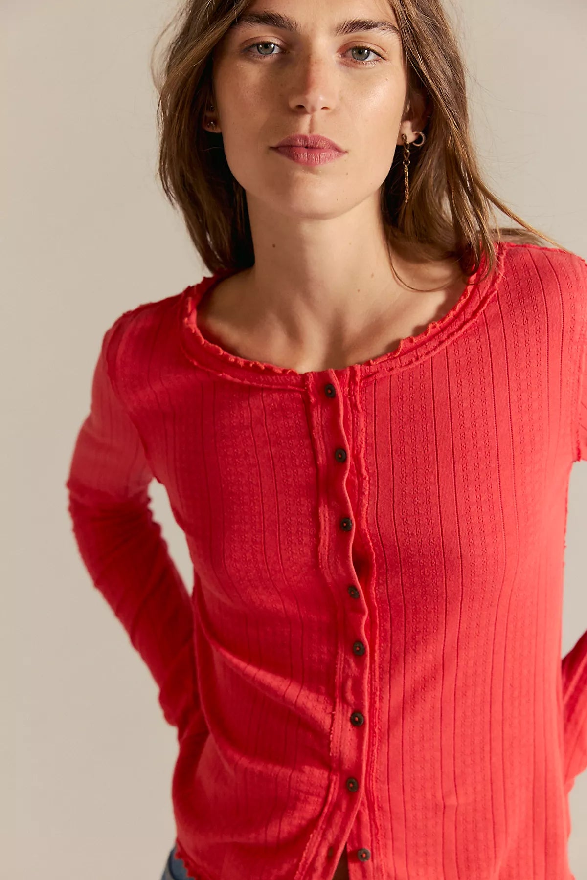 We The Free Penny Pointelle Cardi