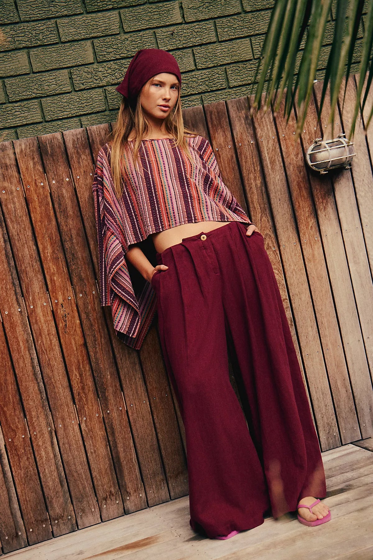 Sandshell Linen Priya Sarong Pants
